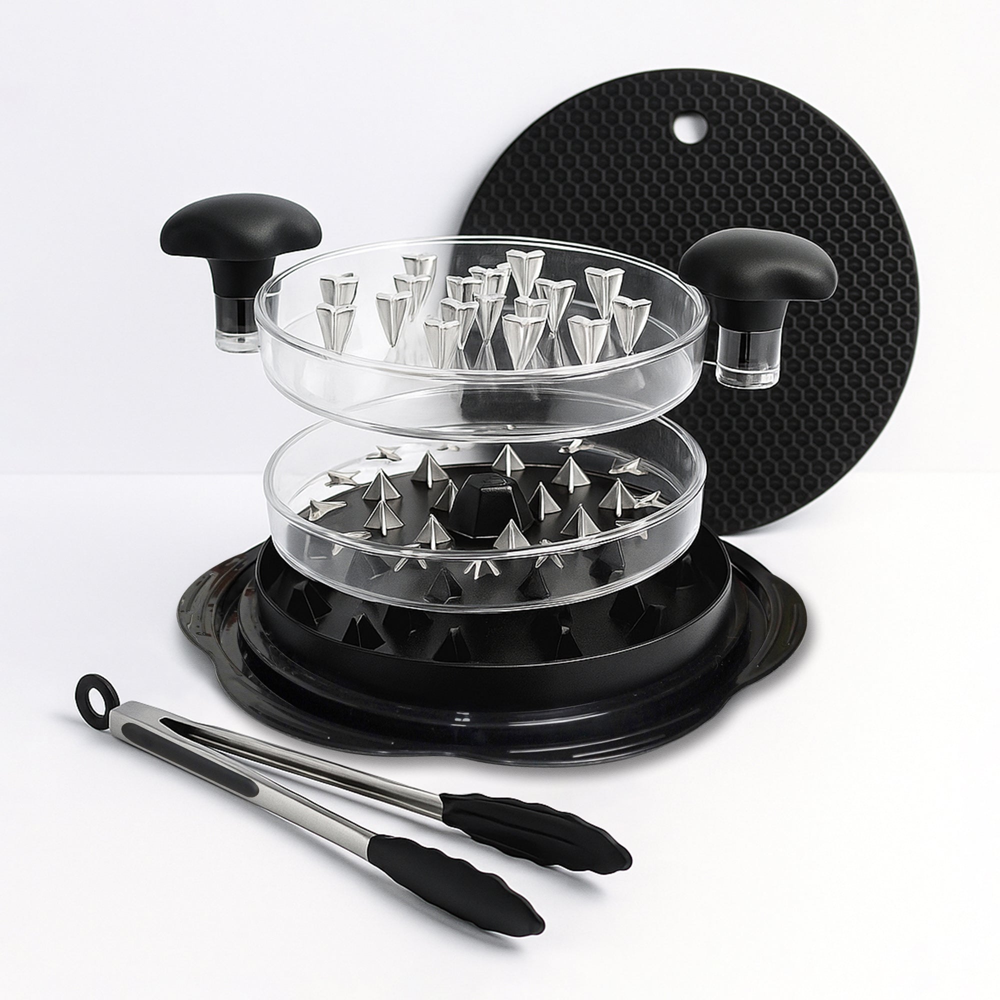 Prepmate Chicken Shredder – BPA-Free, Easy-Grip Tool with Tongs & Mat